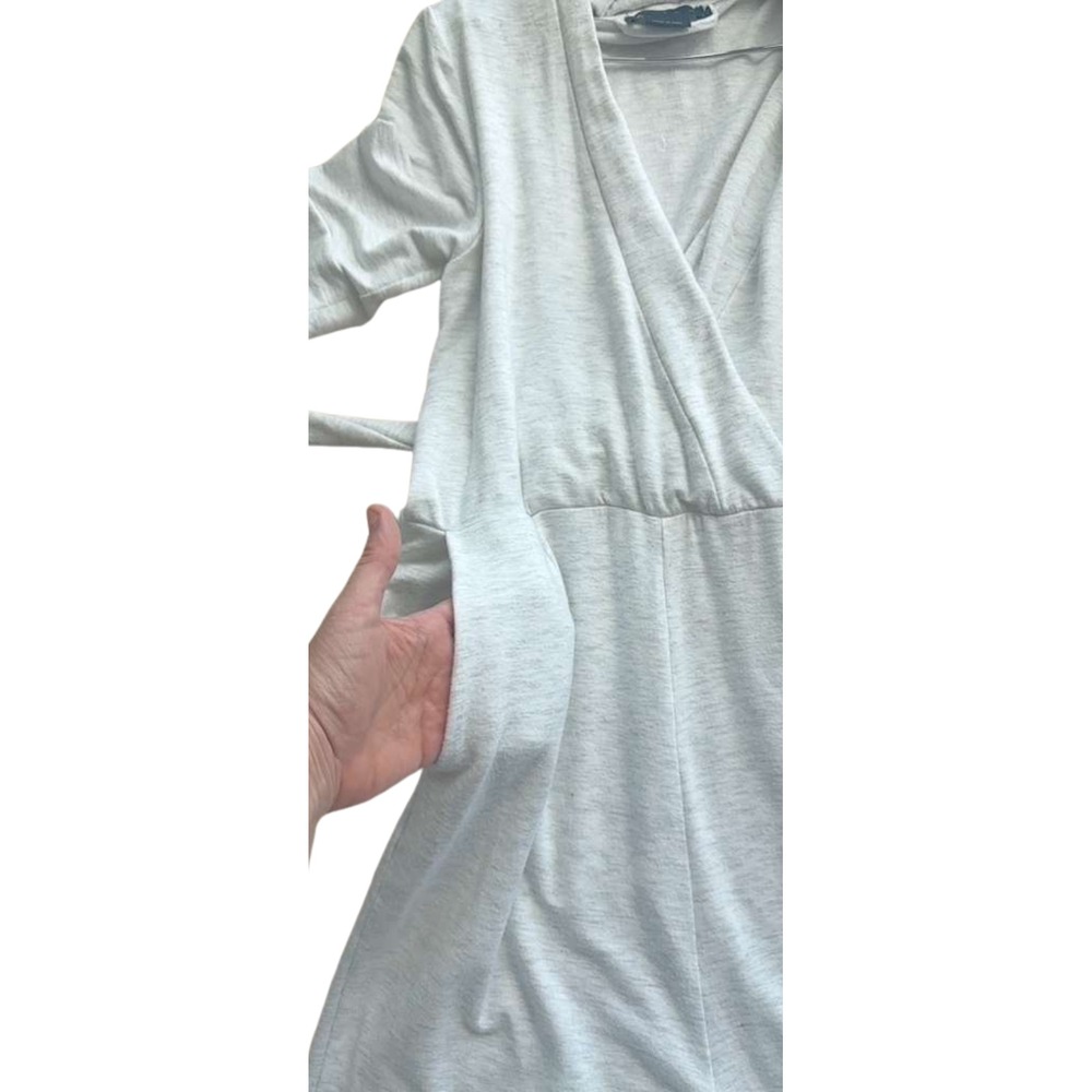 HATCH Nurse-to-Errands Womens 0 Oatmeal Tencel Nursing Maternity Jumpsuit Belted - Picture 4 of 12